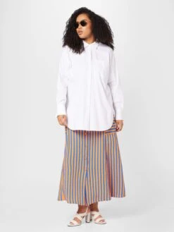 PERSONA BY MARINA RINALDI Jupes Longues Jupe CIAO Femme Orange -Parfaite Jupe 010ecbaee441b9a7c77183dfecac8a1a