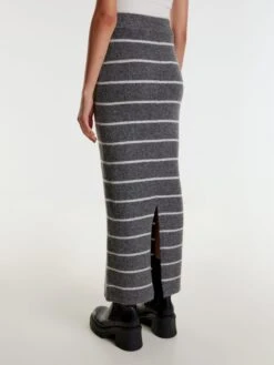 EDITED Jupes Longues Jupe Veda Femme Gris -Parfaite Jupe 01a9ca3483582d0f60f337364f25effa