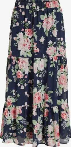 Vila Jupes Longues Jupe Femme Bleu