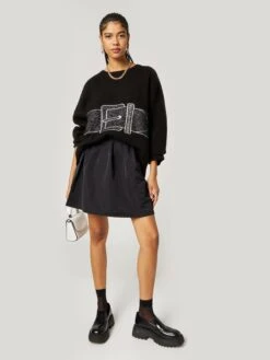 Mini-jupes Jupe Gemma Femme Noir -Parfaite Jupe 04993f1ce05488350666c13124a5d9a6