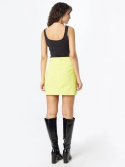 NASTY GAL Mini-jupes Jupe Femme Citron -Parfaite Jupe 04b1efbeaab892a1504f1dff8a4dbdbd