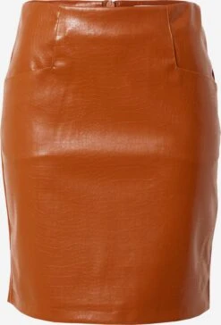 B.young Jupes En Cuir Jupe DALINA Femme Cognac
