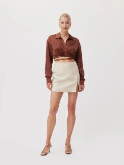 Mini-jupes Jupe Cosette Femme écru -Parfaite Jupe 0df216cf54f1efbfb429ce2eee508ef1