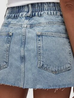 AllSaints Mini-jupes Jupe HAILEY Femme Indigo -Parfaite Jupe 0eff4f1d9577e8425dc9038fe2312bf0