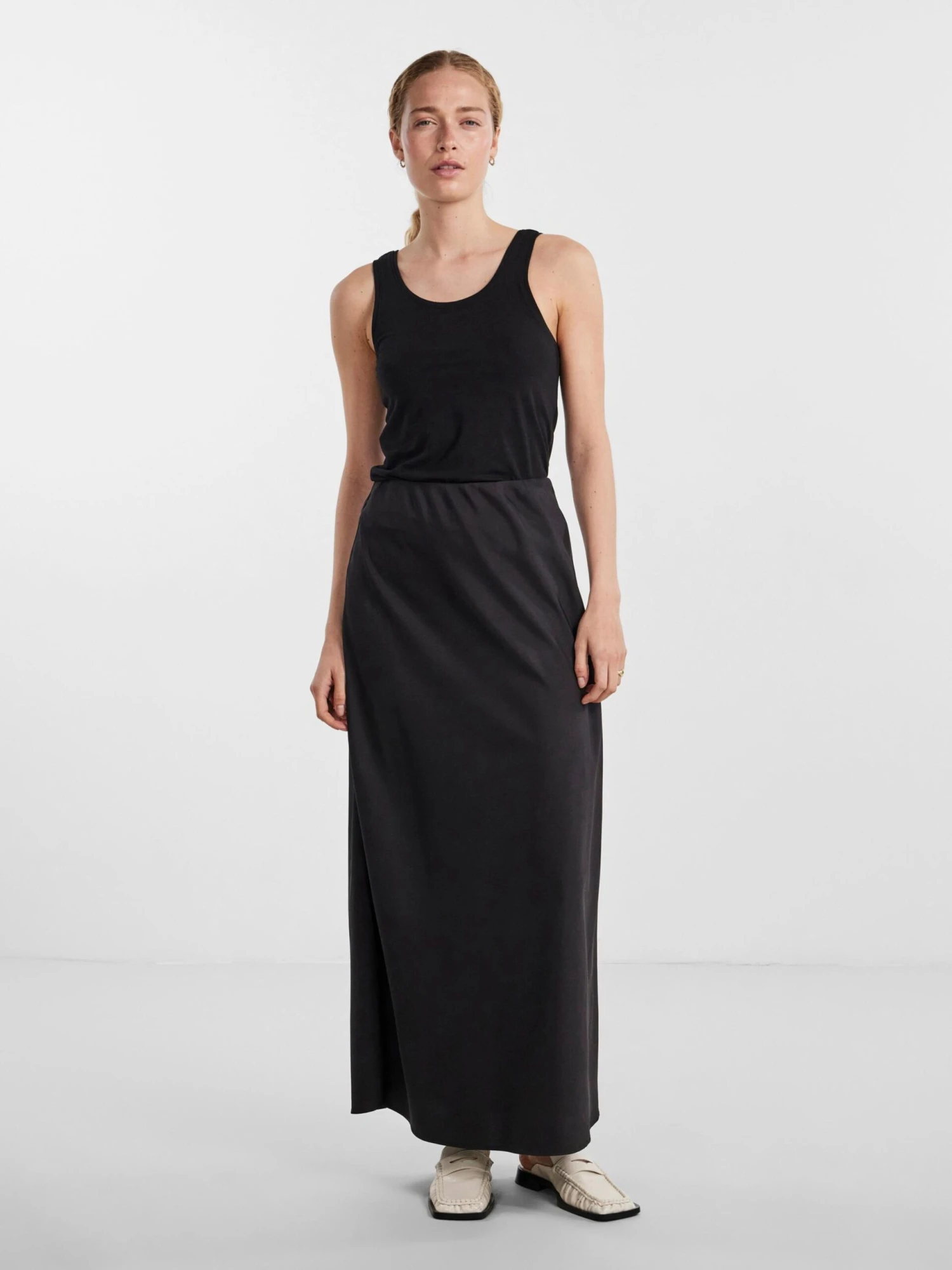 Pieces Jupes Longues Jupe SUSANE FRANAN Femme Noir 6 Pieces Jupes Longues Jupe SUSANE FRANAN Femme Noir – Image 4