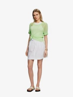 ESPRIT Mini-jupes Jupe Femme Blanc -Parfaite Jupe 0f4587b0ef6afe35f8aad85b70706922