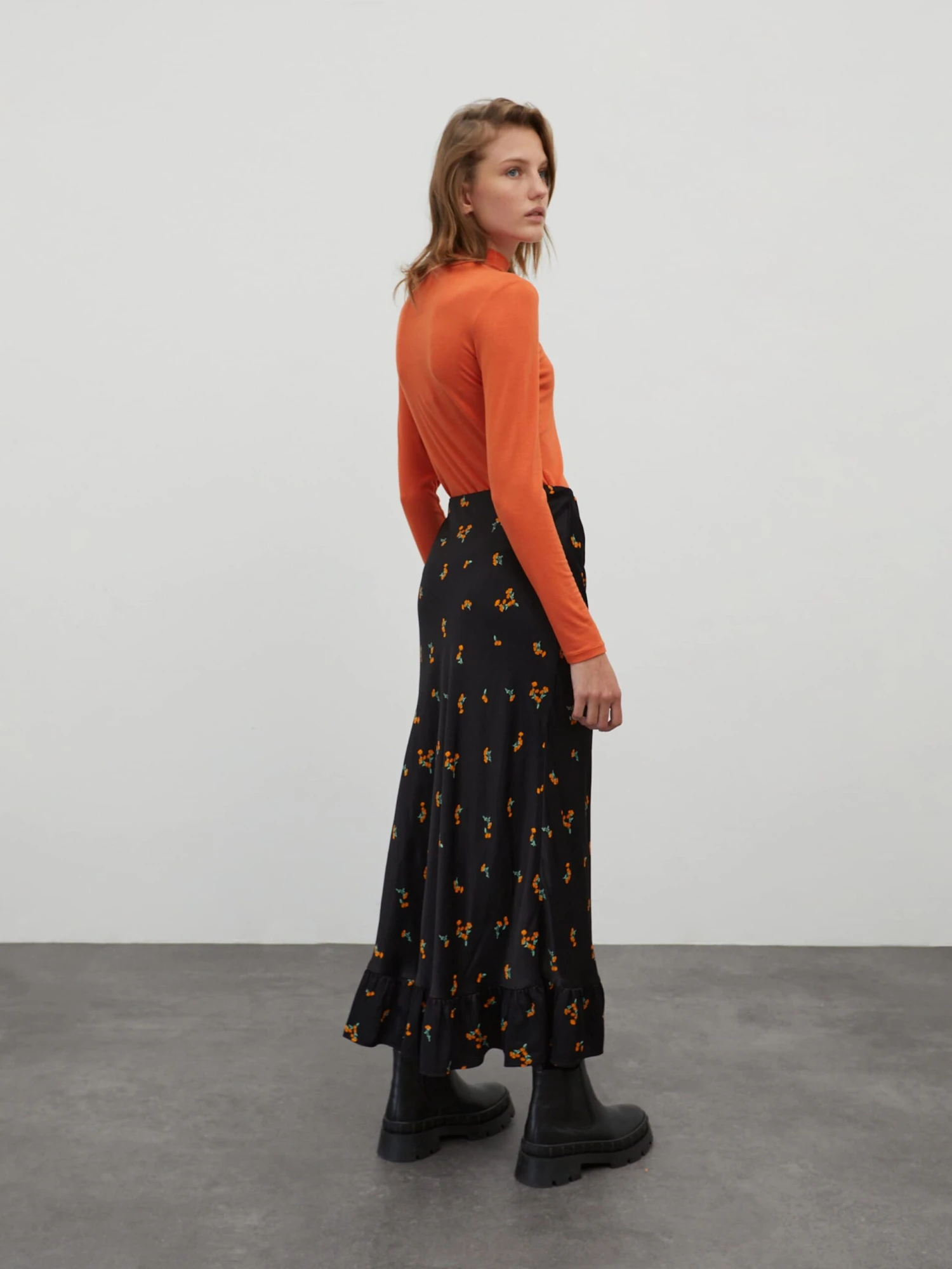 EDITED Jupes Longues Jupe Gracie Femme Noir 5 EDITED Jupes Longues Jupe Gracie Femme Noir – Image 3