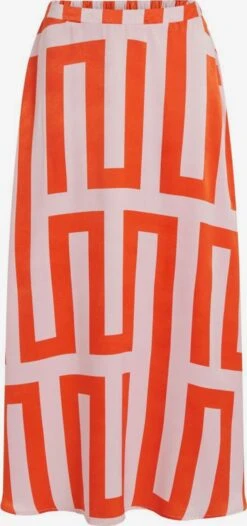 Vila Jupes Longues Jupe Femme Orange