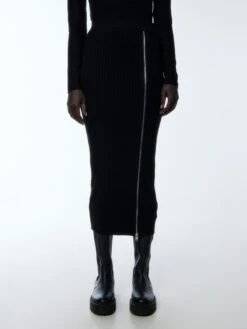 EDITED Jupes Longues Jupe Vasca Femme Noir -Parfaite Jupe 1436bcdfc6f608322da401a3cf814243