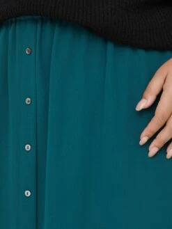 ONLY CARMAKOMA Jupes Longues Jupe Femme émeraude -Parfaite Jupe 16bddcc74626f48a0b8a7057c2630ad8