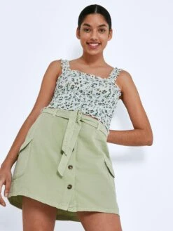 Noisy May Mini-jupes Jupe Ellen Femme Vert Pastel -Parfaite Jupe 16d24102bb6bf4535605fc57f0dbf0c3