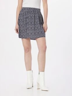 ICHI Mini-jupes Jupe MARRAKECH Femme Bleu Marine -Parfaite Jupe 1aba287eaa5a23e65b8f89c96e86ba23