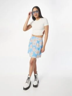 Roxy Mini-jupes Jupe Femme Bleu Clair -Parfaite Jupe 2091801ab417246a87fb930ec8be197a