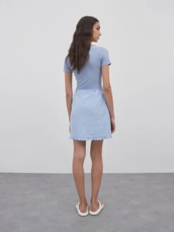 EDITED Mini-jupes Jupe Jacky Femme Bleu Clair -Parfaite Jupe 22bbb8325b17e1d6ff6abe74ebd8dc18