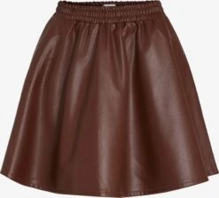 Vila Jupes En Cuir Jupe Dagmar Femme Chocolat