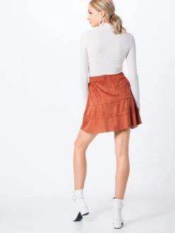 Noisy May Jupes En Cuir Jupe Femme Rouge Rouille -Parfaite Jupe 2af0aa3c8870bdd30d7670d5c271b6e1