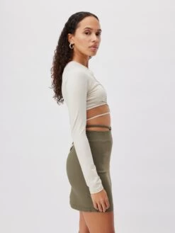 Mini-jupes Jupe Mirja Femme Kaki -Parfaite Jupe 2b9c6dfb3e4d72edd20ace9f4be6c75e