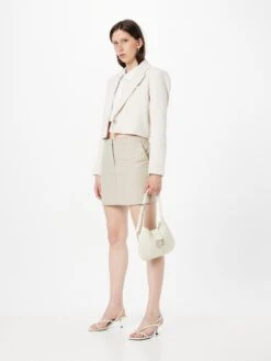 NA-KD Mini-jupes Jupe Femme Crème 11 NA-KD Mini-jupes Jupe Femme Crème -Parfaite Jupe 2e5ea655c00f42066cf02673027ced7d