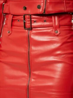 Jupes En Cuir Jupe Femme Rouge -Parfaite Jupe 3191f593b20ea8afb7454a3f48f92eb4