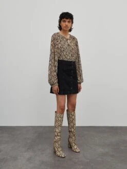 EDITED Mini-jupes Jupe Kathy Femme Noir -Parfaite Jupe 325047c90d149941a45c38da2bdebe32