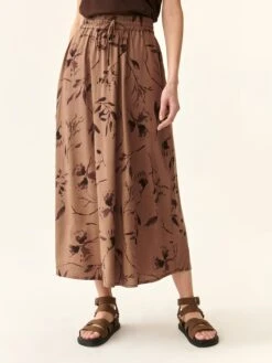 Jupes Longues Jupe Sand Femme Marron / Noisette -Parfaite Jupe 35d5aed6c86340675a868a4c0994e293