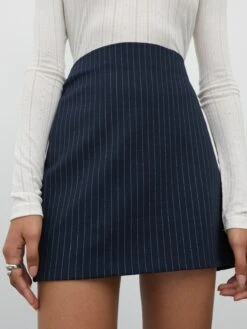 EDITED Mini-jupes Jupe Saphia Femme Bleu Marine -Parfaite Jupe 35d81c40661e8588f794c59e3453fbdc