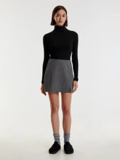 EDITED Mini-jupes Jupe Xina Femme Gris 11 EDITED Mini-jupes Jupe Xina Femme Gris -Parfaite Jupe 36e4a138e6041ad6dff71112a17e661d