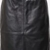 Culture Jupes En Cuir Jupe Berta Femme Noir -Parfaite Jupe 372294205ba61589fbab89c861fddcd8