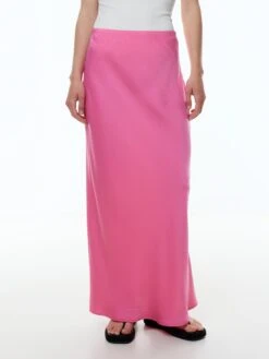EDITED Jupes Longues Jupe Silva Femme Rose -Parfaite Jupe 37658f7ef130204a15f995391455e915