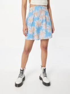 Roxy Mini-jupes Jupe Femme Bleu Clair -Parfaite Jupe 3e07dc0dc200b4619551bbf9db925cf9