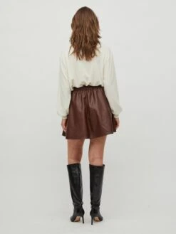 Vila Jupes En Cuir Jupe Dagmar Femme Chocolat -Parfaite Jupe 3f7061fb763bf6cefc5a20fbce4fa4b1