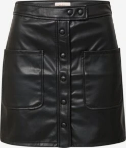 ONLY Jupes En Cuir Jupe CATHRIN Femme Noir