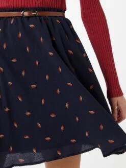 About You Mini-jupes Jupe BELANA Femme Bleu -Parfaite Jupe 45c5f43f86b005a6ca6fdbfc9f489769