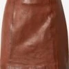 Freaky Nation Jupes En Cuir Jupe Twiggy Love Femme Marron -Parfaite Jupe 4919f0fccd99beff784bc3c3f2b63d1d