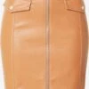 Jupes En Cuir Jupe Dita Femme Cognac -Parfaite Jupe 49245fe8bdf6149ec820a7987cab92a7