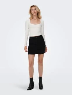 ONLY Mini-jupes Jupe Missouri Femme Noir 12 ONLY Mini-jupes Jupe Missouri Femme Noir -Parfaite Jupe 4c4c1a5e3b575da1c5b9a5b02ccd7144