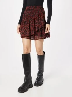 Soaked In Luxury Mini-jupes Jupe Luciana Femme Rouge / Noir 9 Soaked In Luxury Mini-jupes Jupe Luciana Femme Rouge / Noir -Parfaite Jupe 4d2215a2b368ebe11634d66a59c421c8