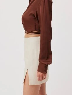 Mini-jupes Jupe Cosette Femme écru -Parfaite Jupe 50578375fd840a40e696677c71cf842f