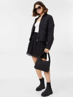 About You Mini-jupes Jupe Gitta Femme Noir -Parfaite Jupe 55c32df9c1af8c0a0e846bde37325cb5