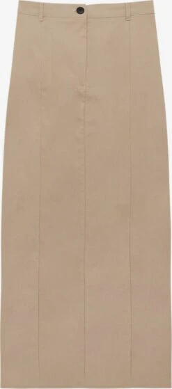 PULL & BEAR Jupes Longues Jupe Femme Camel