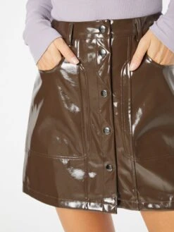 Jupes En Cuir Jupe HELLA Femme Marron -Parfaite Jupe 59b412d6be86ceb246835d933bf140d8