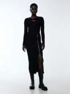 EDITED Jupes Longues Jupe Vasca Femme Noir -Parfaite Jupe 5b79a812bc375eb1da7d703a3791be7f