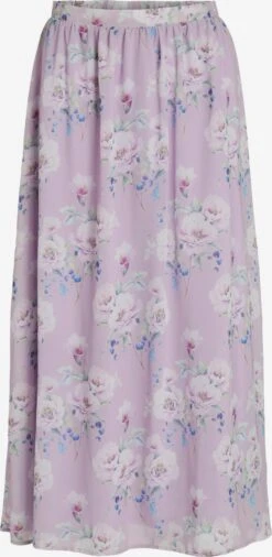 Vila Jupes Longues Jupe Ingrid Femme Violet Pastel