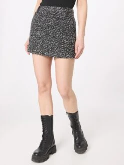 In The Style Mini-jupes Jupe LORNA Femme Noir -Parfaite Jupe 61216a5213004d789edf8d62ef865237