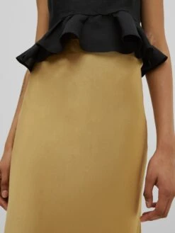 EDITED Jupes Longues Jupe Gracie Femme Marron -Parfaite Jupe 61d02b05572287415947589b796fe092