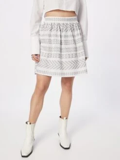 About You Mini-jupes Jupe Tamara Femme Vert Pastel / Blanc -Parfaite Jupe 695eadce74c9c4301a96db8af10e74fa