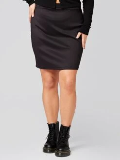 Mini-jupes Jupe Leslie Femme Noir -Parfaite Jupe 6d8cf703ab50f1d4eb199b77a519a01b