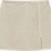 PULL & BEAR Mini-jupes Jupe Femme Blanc Cassé 2 PULL & BEAR Mini-jupes Jupe Femme Blanc Cassé -Parfaite Jupe 6e958cf2eb172707ae8259f73307bfbe