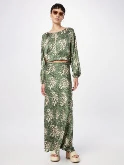 Jupes Longues Jupe HALLIE Femme Olive -Parfaite Jupe 6ef7b510308a7603fce559e79c89af0d