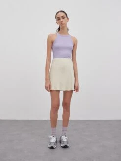 EDITED Mini-jupes Jupe Danna Femme Beige Clair -Parfaite Jupe 72f86d11623af1f4ee44bf47b6377f29